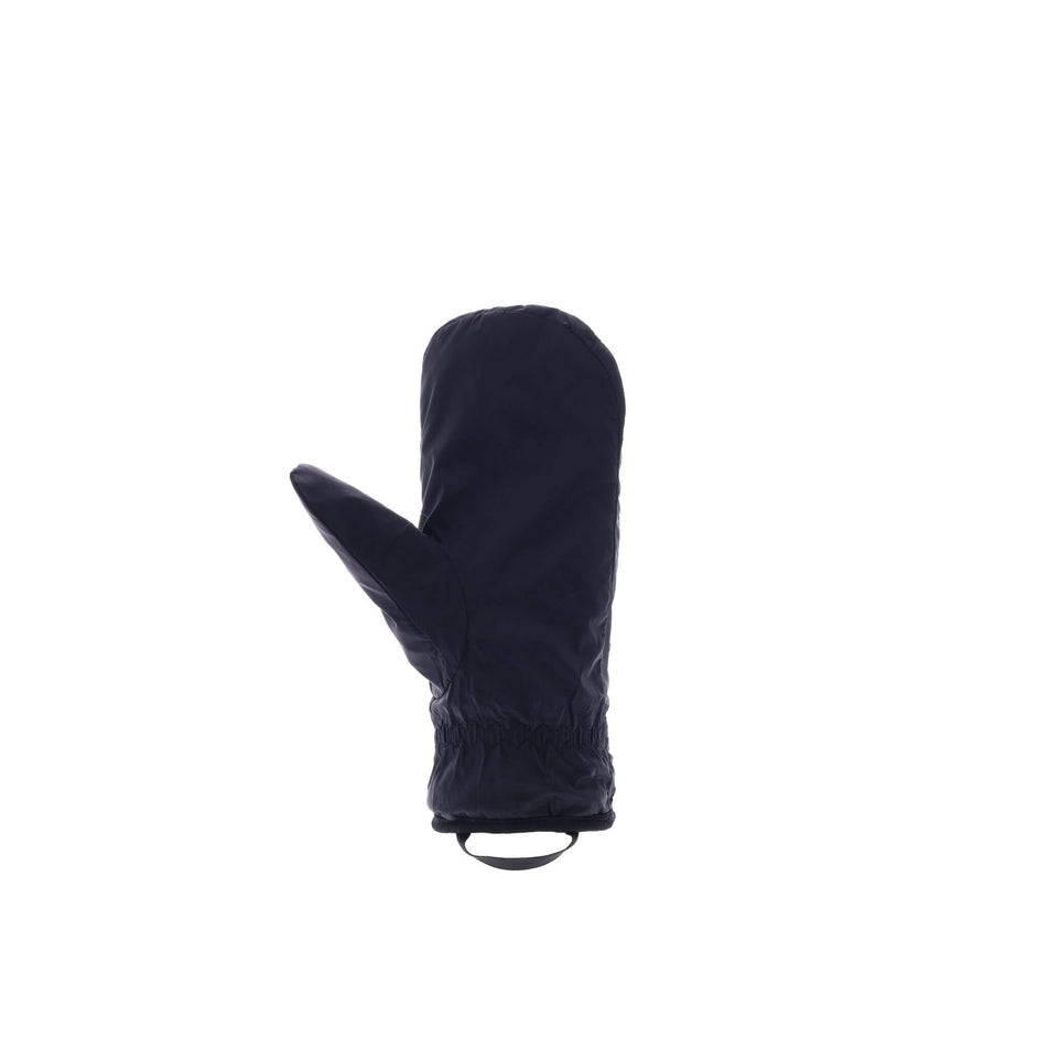 Palm side of the left glove from a pair of INOV8 Unisex Waterproof Overmitts in the Black colourway.  (8523660066978)