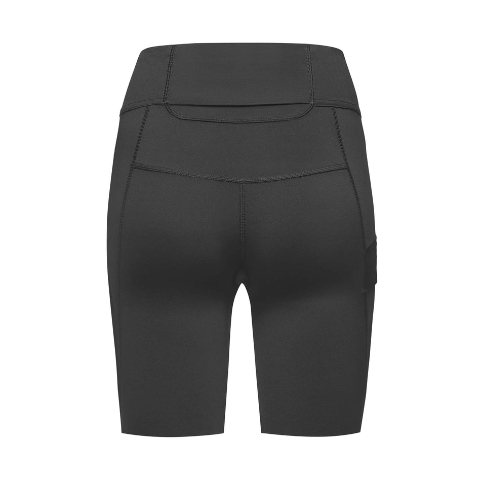 Back view of the GOREWEAR Women's Concurve Short Tights in the Black colourway. (8504591548578)