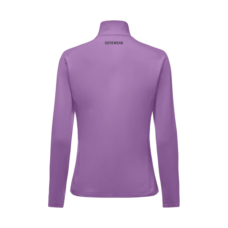 Back view of the GOREWEAR Women's Everyday Mid 1/4-Zip in the Scrub Purple colourway. (8504587059362)