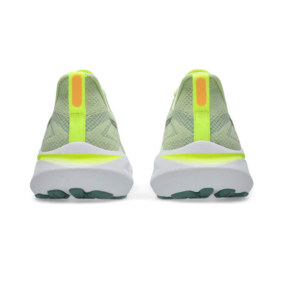 The back of a pair of ASICS Men's GT-2000 13 Running Shoes in the Cool Matcha/Celadon colourway. (8473882001570)