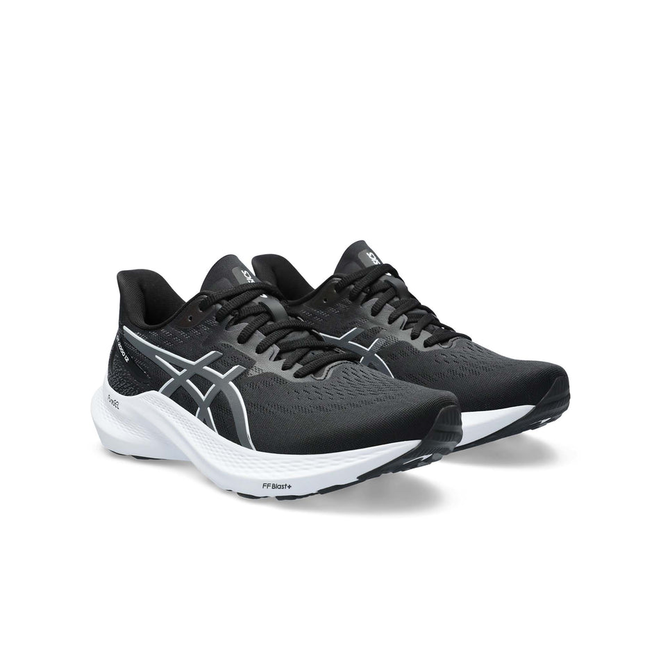 A pair of Asics Women's GT-2000 12 Running Shoes in the Black/Carrier Grey colourway (8365865369762)