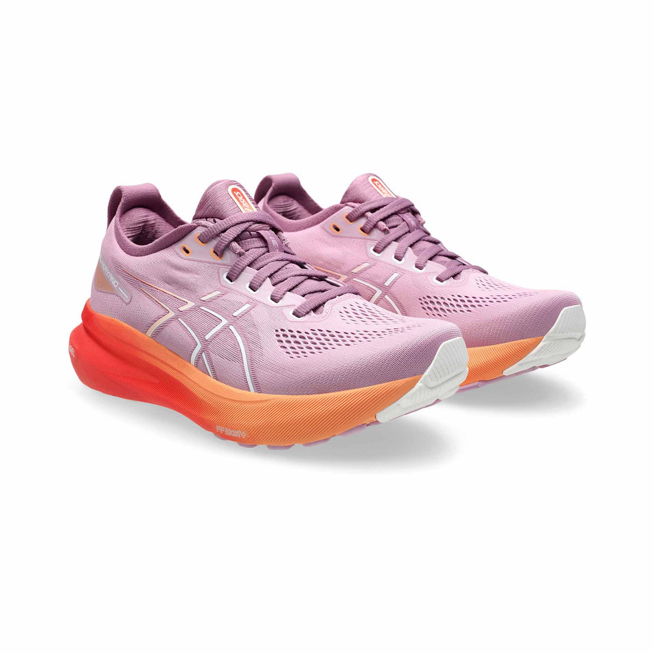 A pair of Asics Women's Gel-Kayano 31 Running Shoes in the Light Ube/White colourway (8554961010850)