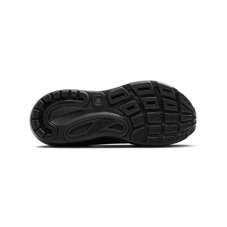 Outsole of the right shoe from a pair of Brooks Men's Adrenaline GTS 24 Running Shoes in the Black/Black/Ebony colourway. (8526846328994)