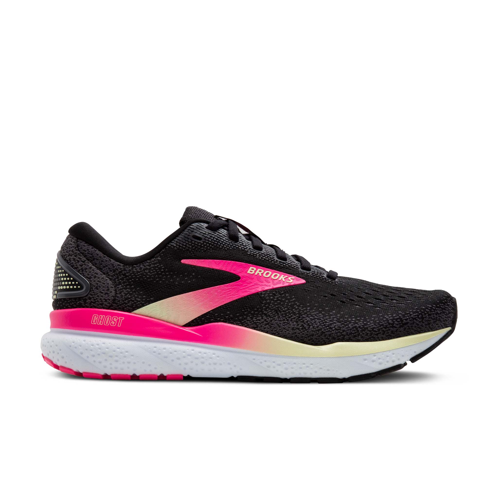 Brooks Women s Ghost 16 Running Shoes Black Pink Run4It