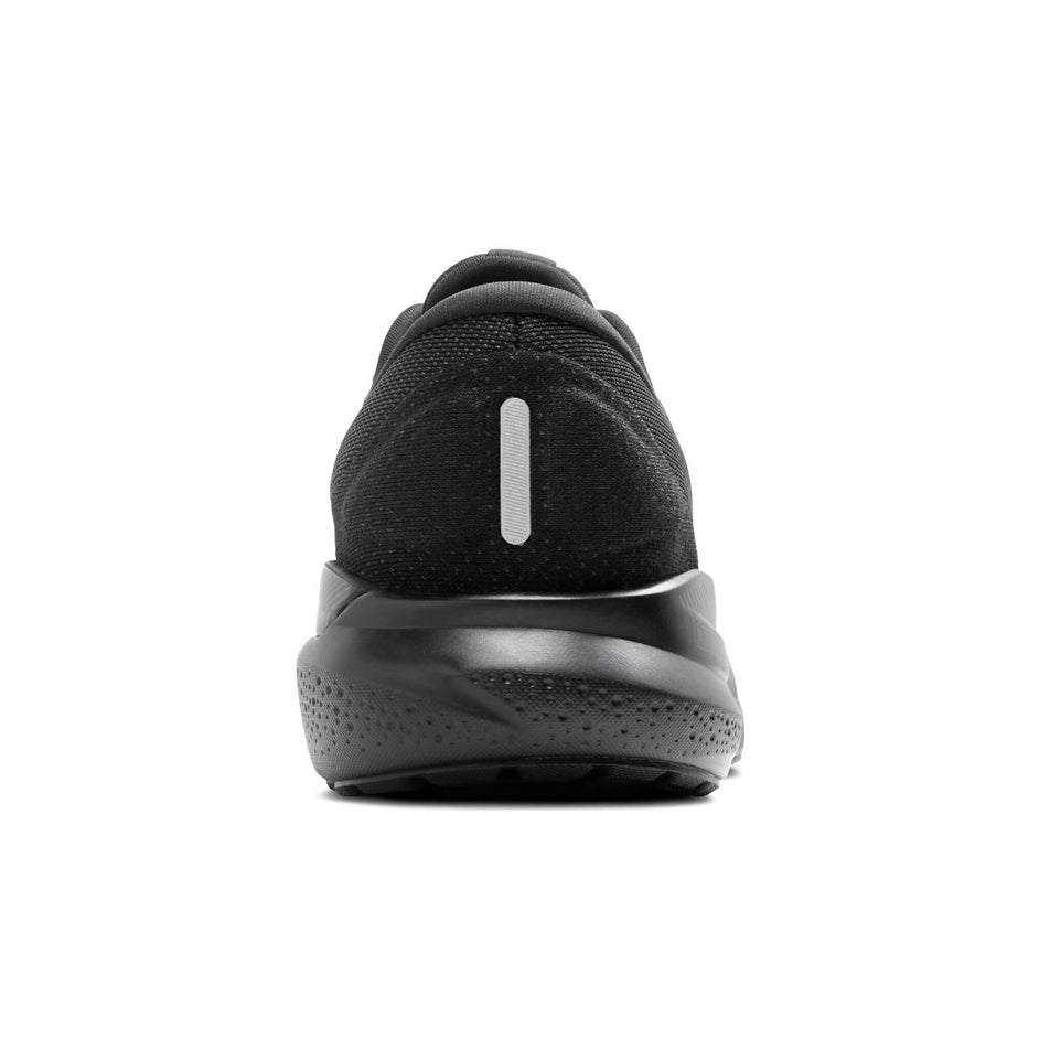 The back of the right shoe from a pair of Brooks Women's Adrenaline GTS 24 Running Shoes in the Black/Black/Ebony colourway. (8534559359138)