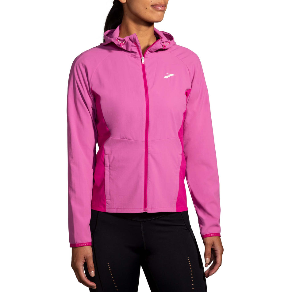 Women's Windbreaker Running Jacket - Run Wind Pink