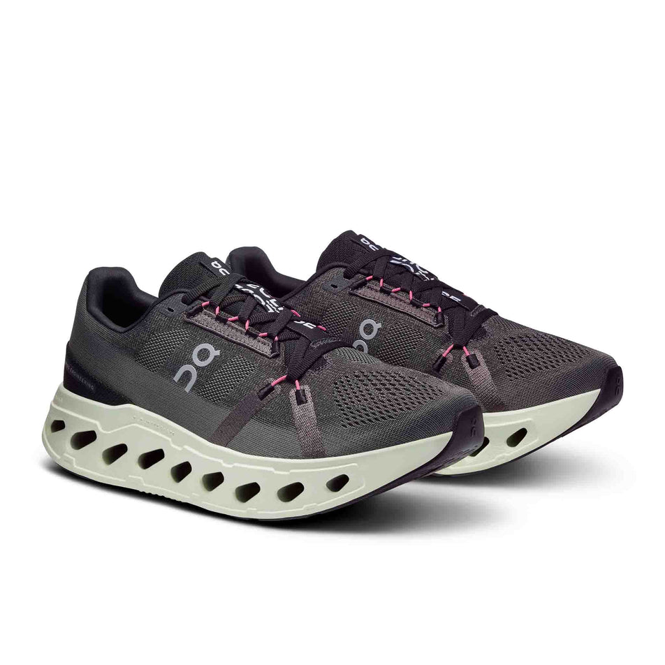 A pair of On Men's Cloudeclipse Running Shoes in the Rock/Lima colourway (8444784050338)