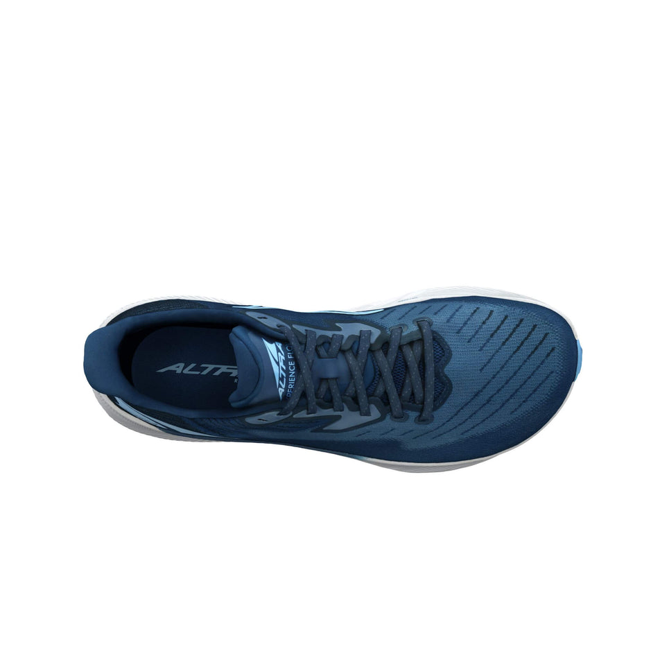 Upper of the right shoe from a pair of Altra Men's Experience Flow Running Shoes in the Blue colourway (8316901392546)