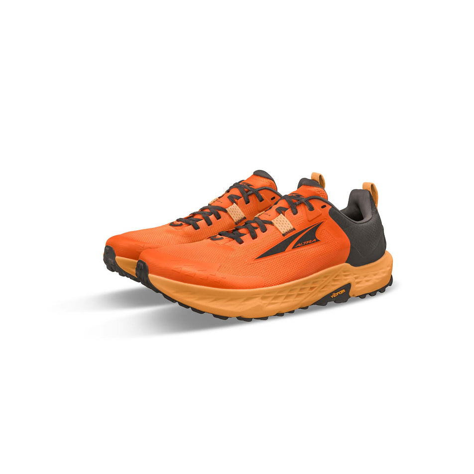 A pair of Altra Men's Timp 5 Running Shoes in the Orange colourway. (8405510684834)