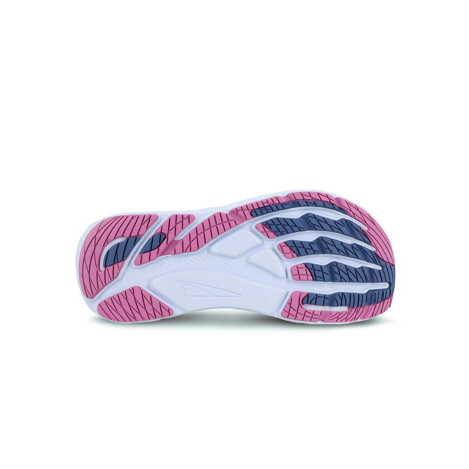 Outsole of the right shoe from a pair of Altra Women's Fwd Via Road Running Shoes in the Light Blue colourway. (8526884503714)