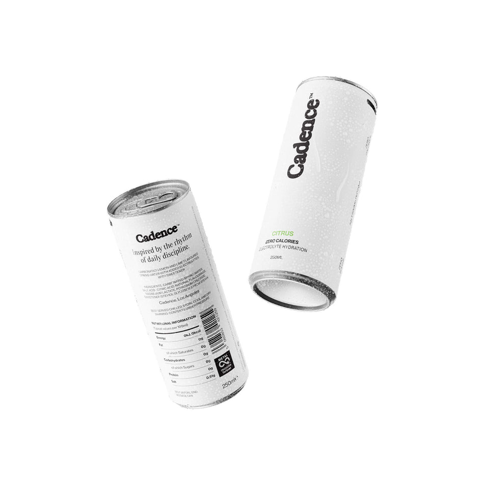 Two Cadence™ Electrolyte Drink Cans. Citrus flavour. (8580425908386)