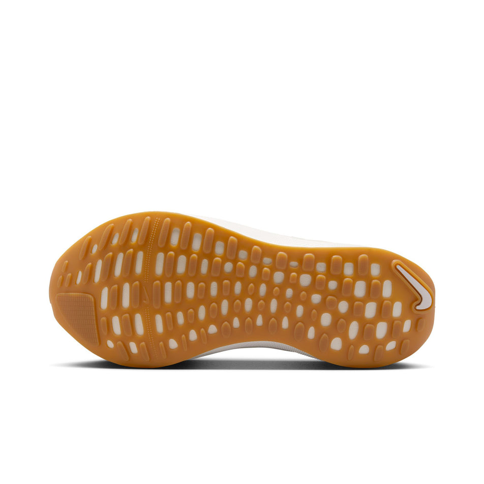 Outsole of the left shoe from a pair of Nike Women's InfinityRN 4 Road Running Shoes in the Phantom/Metallic Gold-White colourway (8449418657954)