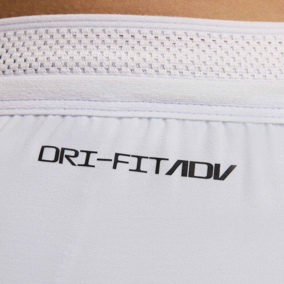 Close-up of the waistband detail on a pair of Nike Men's AeroSwift Dri-FIT ADV 4