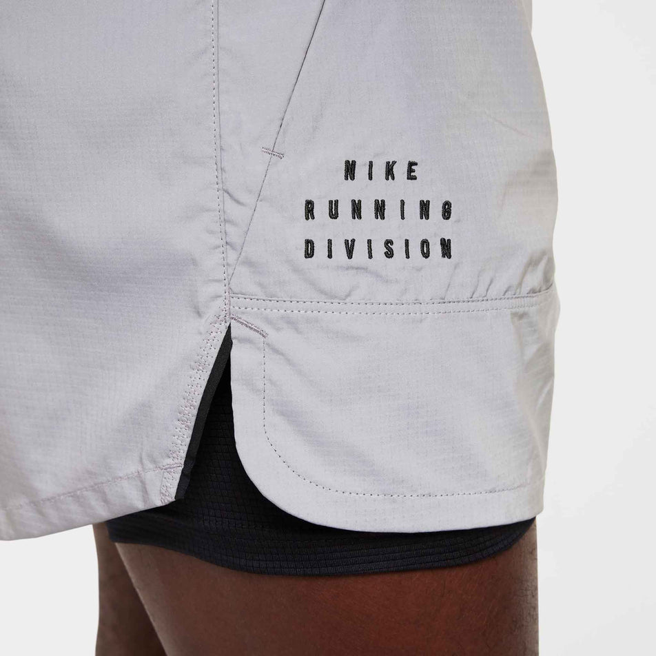 Nike Running Division branding on the right side of a pair of Nike Men's Dri-FIT ADV Running Division 4