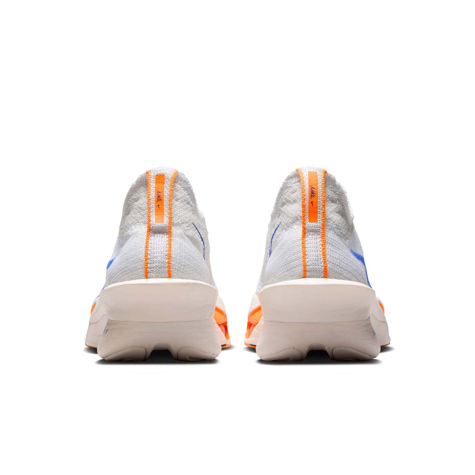 The back of a pair of Nike Women's Alphafly 3 Blueprint Road Racing Shoes in the Multi-color/Multi-color colourway (8398978285730)