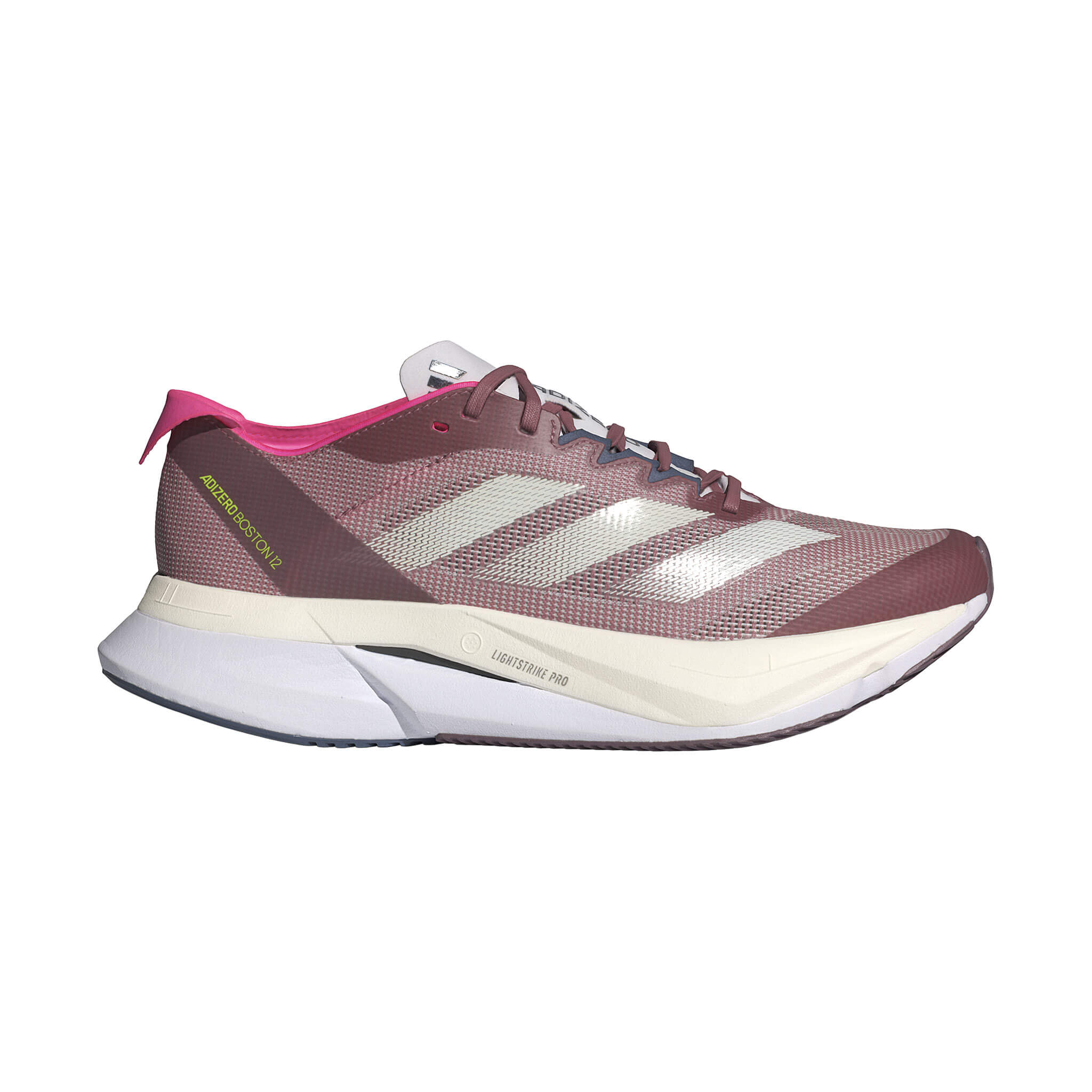 adidas Women s Adizero Boston 12 Running Shoes Crimson Run4It