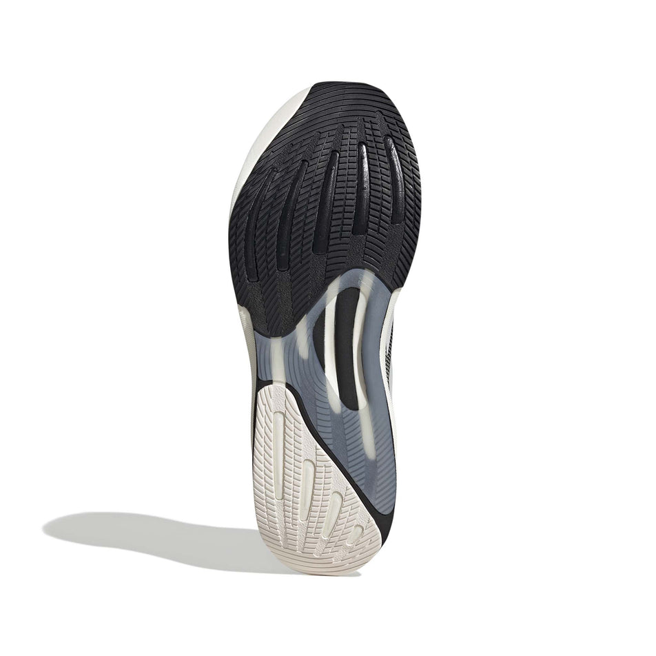 Outsole of the right shoe from a pair of adidas Men's Supernova Rise 2 Running Shoes in the Core Black/Zero Met./Core Black colourway.(8566973661346)