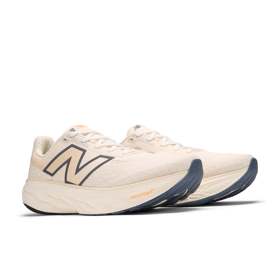 A pair of New Balance Men's Fresh Foam X 1080 V14 in the Sea Salt colourway. (8568672354466)