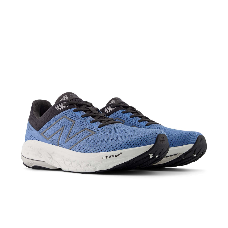 A pair of New Balance Men's Fresh Foam X 860 V14 Running Shoes in the Blue Laguna colourway. (8562847711394)