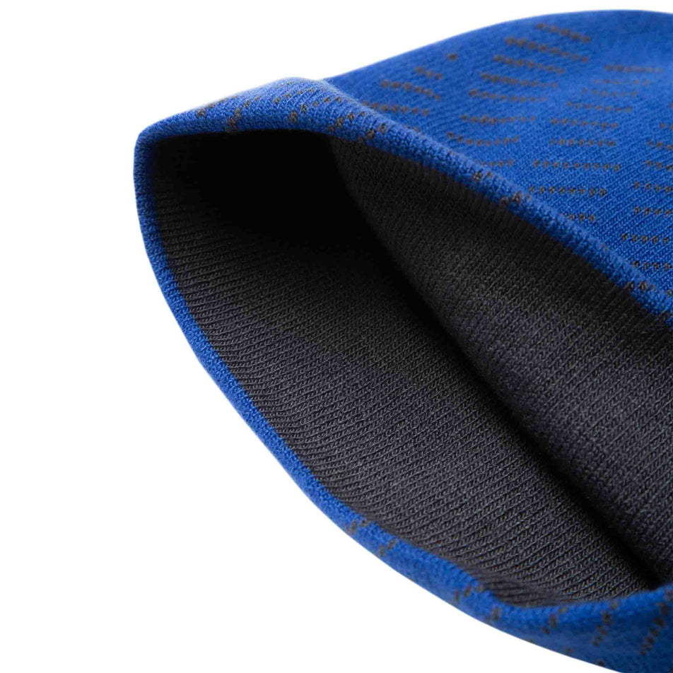 Ronhill Unisex Classic Beanie Dark Cobalt Charcoal