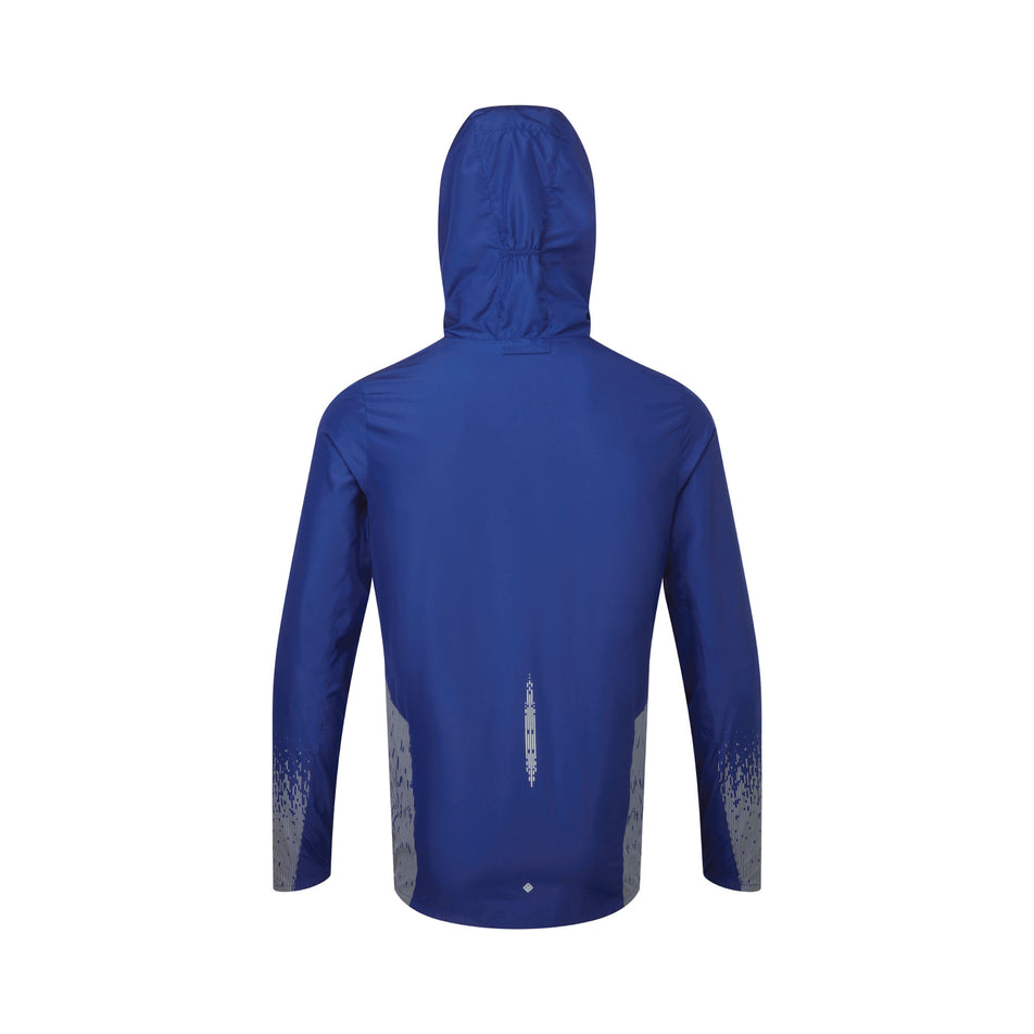 Back view of a Ronhill Men's Tech Reflect Jacket in the Ocean/Reflect colourway. (8469614395554)