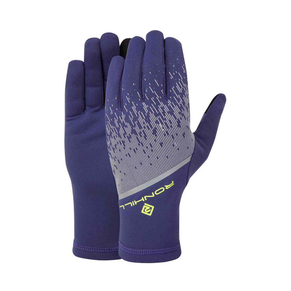 A pair of Ronhill Unisex Reflect Gloves in the Deep Ocean/Reflect colourway. (8491314643106)