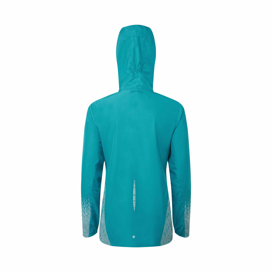 Back view of a Ronhill Women's Tech Reflect Jacket in the Marine/Reflect colourway.  (8469205090466)