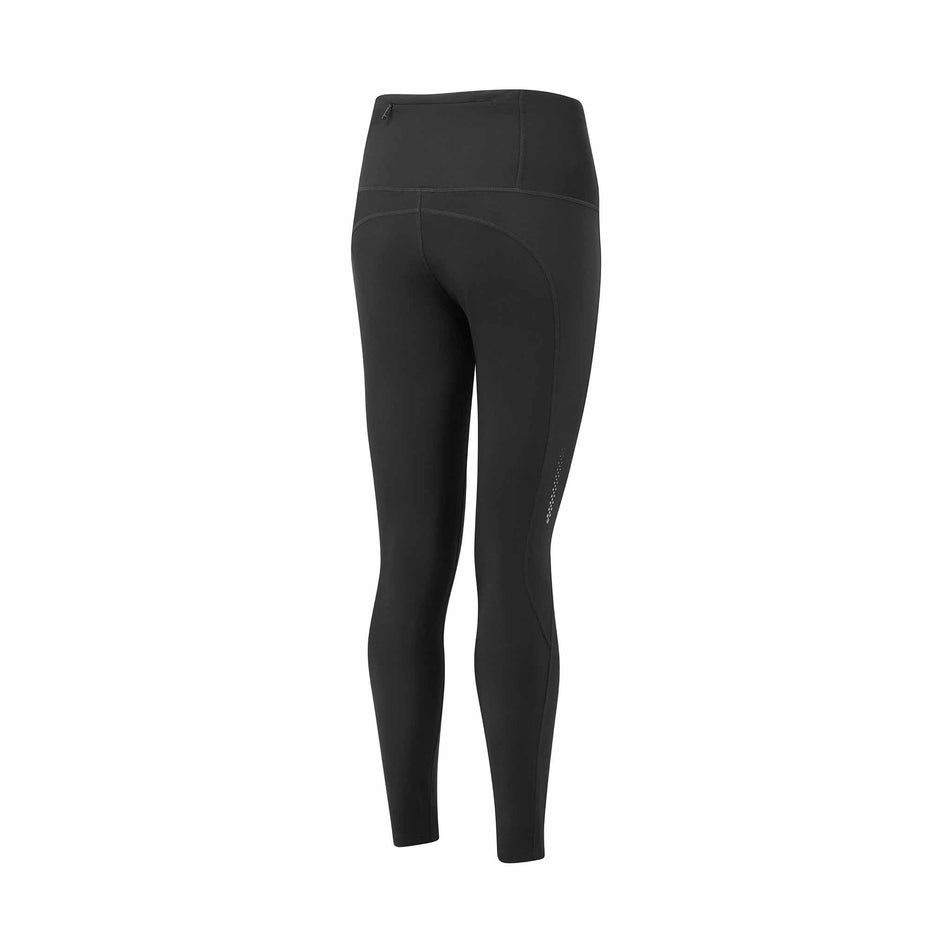 Back view of the Ronhill Women's Tech Winter Tight in the All Black colourway. (8491198480546)