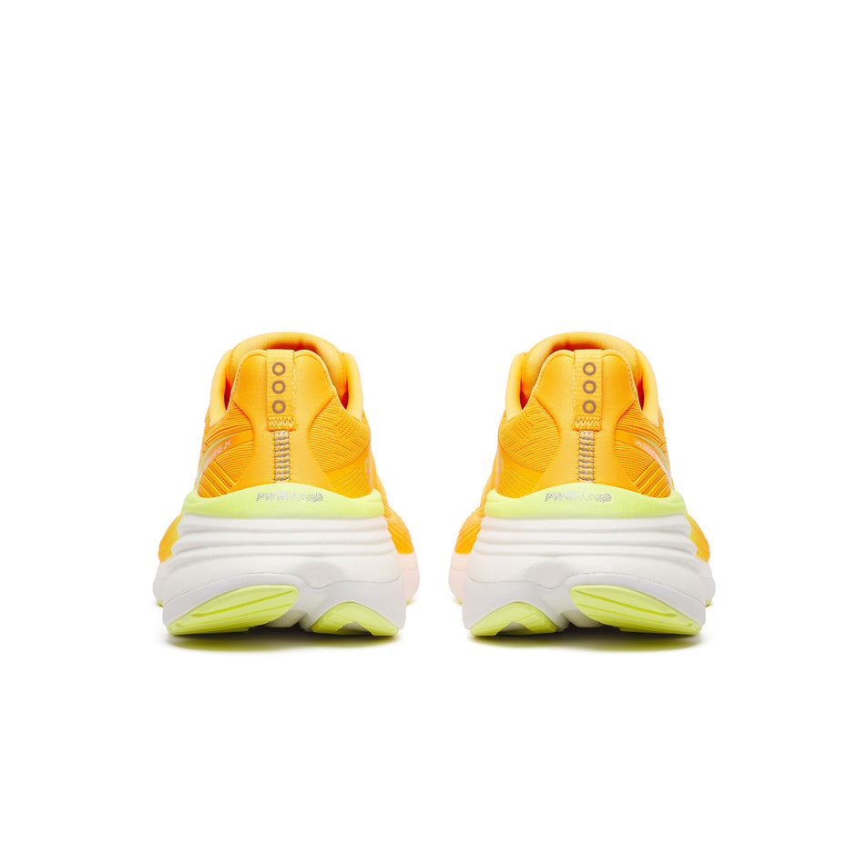 The back of a pair of Saucony Women's Hurricane 24 Running Shoes in the VO2 colourway. (8560851517602)