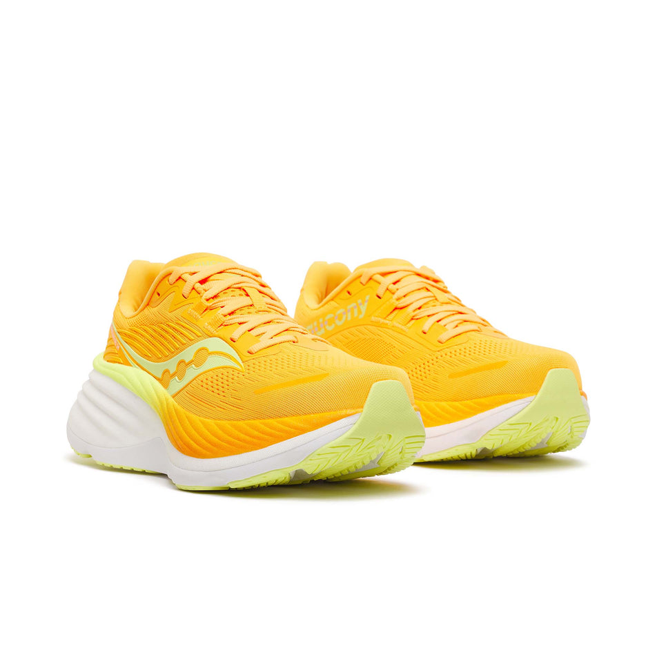 A pair of Saucony Women's Hurricane 24 Running Shoes in the VO2 colourway. (8560851517602)