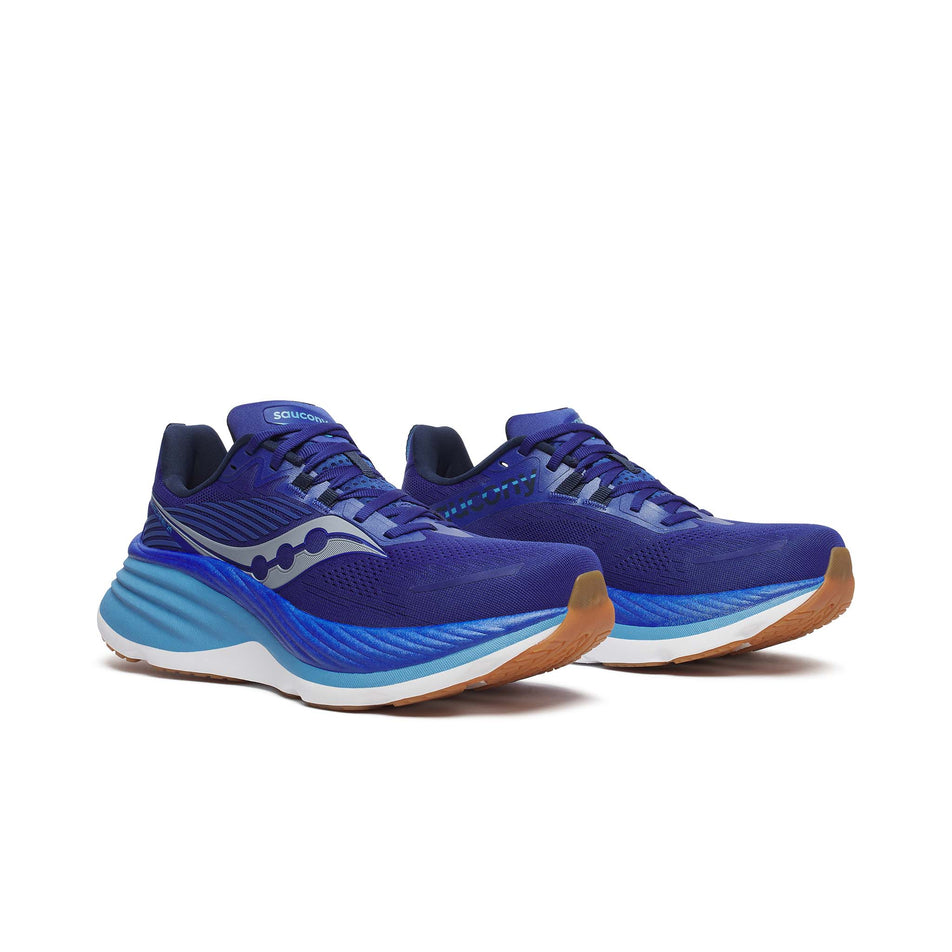 A pair of Saucony Men's Hurricane 24 Running Shoes in the Azurite colourway. (8559413624994)