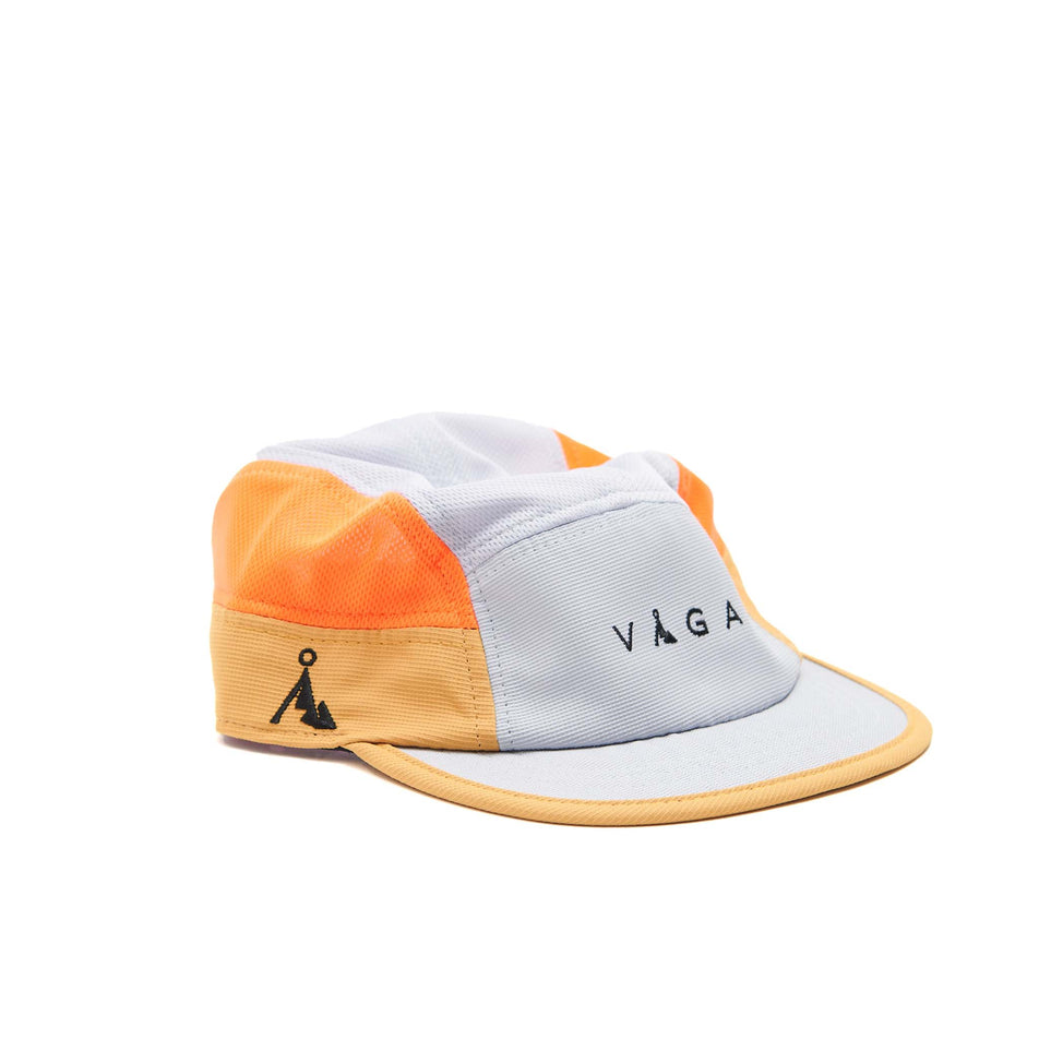 A VAGA Unisex Club Cap in the Light Grey/Neon Orange/Whiskey/Navy Blue colourway. (8551943307426)