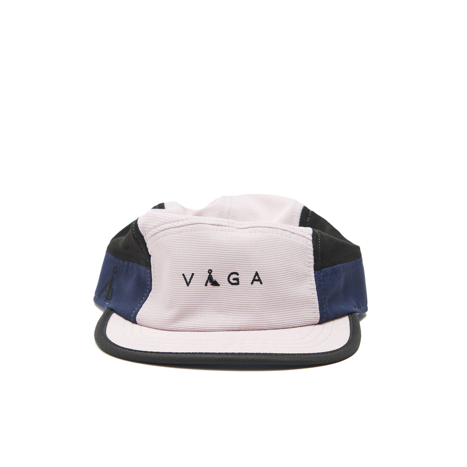 Front view of a VAGA Unisex Club Cap in the Lilac/Black/Navy Blue/Postal Blue colourway. (8551938031778)