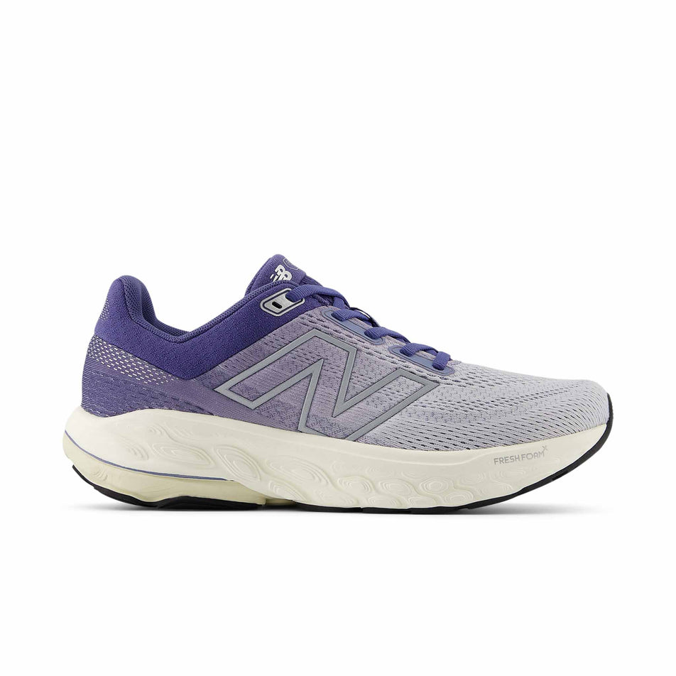 The lateral side of the right shoe from a pair of New Balance Women's Fresh Foam X 860 V14 Running Shoes in the Dusk Shower colourway. (8562851086498)