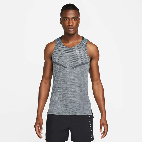 Nike Performance M NK DFADV TECHKNIT ULTRA TANK - Débardeur - black/smoke  grey/noir 